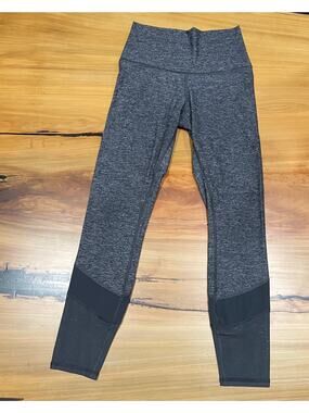 Lululemon If you are lucky Pant 4 Yoga Mesh Grey Leggings